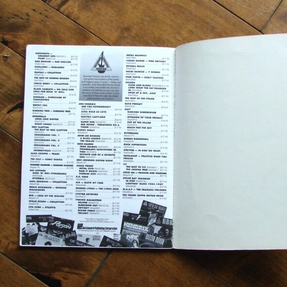 Stevie Ray Vaughan In Step Guitar Tab Songbook Sheet Music Book With Poster - Picture 6 of 7